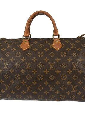 LOUIS VUITTON SPEEDY 35 HANDBAG PURSE MONOGRAM